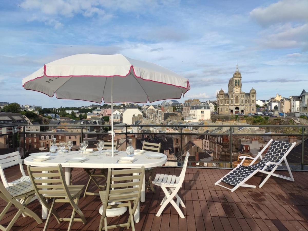 Le Balcon Des Vents Leilighet Granville Eksteriør bilde